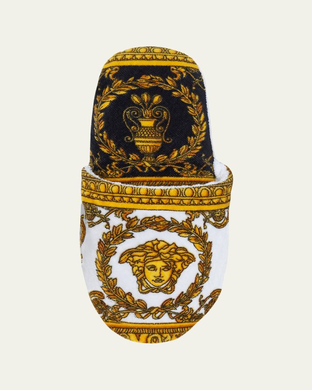 I Heart Baroque Motif Slippers